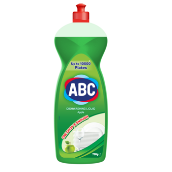 Средство для мытья посуды ABC Зеленое яблоко, 750 мл - Pampik