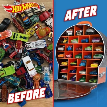 Контейнер-колесо для машинок Hot Wheels металлический (HWCC18) - Pampik - 5