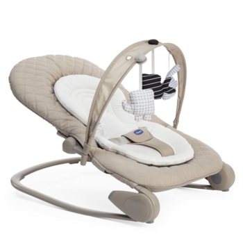 Крісло-гойдалка Chicco Hoopla, бежевий (79840.40) - Pampik