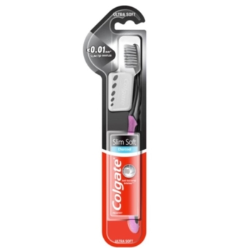 Зубная щетка Colgate Slim Soft Charcoal фиолетовая 1 шт. - Pampik