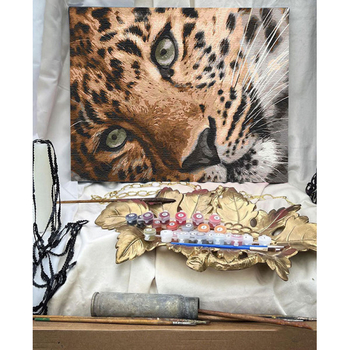 Картина за номерами ArtCraft Леопард 40x50 см (11635-AC) - Pampik - 4