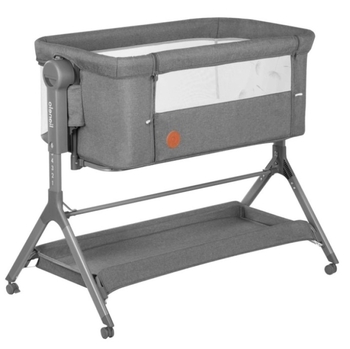 Дитяче ліжечко Lionelo Leonie Plus 3 в 1 Grey Stone, сірий - Pampik