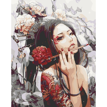 Картина за номерами ArtCraft Витончений погляд 40x50 см (10619-AC) - Pampik