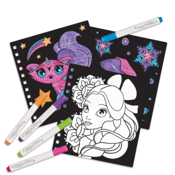 Набор для творчества Nebulous Stars Раскраска: Узоры на бархате (11026) - Pampik - 3