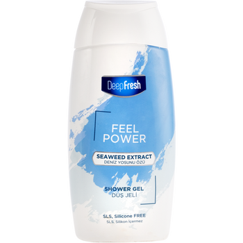 Гель для душа DeepFresh Feel Power, 400 мл - Pampik