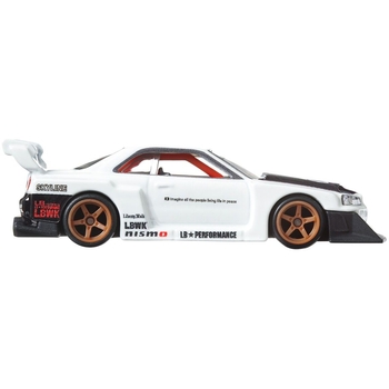 Автомодель Hot Wheels Boulevard Nissan Skyline Super Silhouette LB-ER34 біла з чорним (GJT68/HKF21) - Pampik - 4