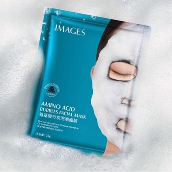 Маска для обличчя Images Bubbles Mask Amino Acid, 25 г - Pampik - 4