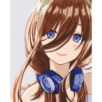 Картина за номерами ArtCraft Блакитноока дівчина 40x50 см (10334-AC) - Pampik