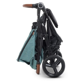 Коляска El Camino X4 ME 1024 Marine Lines, голубая (25431) - Pampik - 6