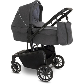 Коляска Baby Design Zoy 17 Graphite, универсальная, темно-серая (204166) - Pampik - 3