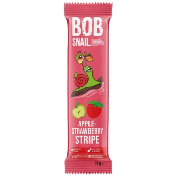 Конфета фруктово-ягодная Bob Snail Яблочно-клубничный страйп, 84 г (6 шт. х 14 г) - Pampik - 2