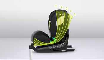 Автокрісло Lionelo ​​Braam i-Size Black Carbon, чорно-сіре (LO-BRAAM I-SIZE BLACK CARBON) - Pampik - 8