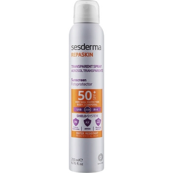 Сонцезахисний спрей для тіла Sesderma Repaskin Aerosol Spray SPF50, 200 мл - Pampik