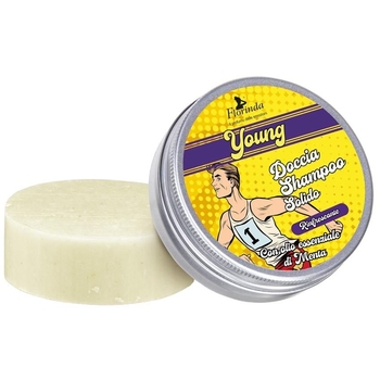 Твердый шампунь-гель для душа Florinda Янг Корса, 70 г - Pampik