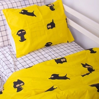 Простирадло MirSon Kids Time Бязь, 17-0572, Black Cat - Pampik - 4