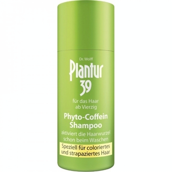 Шампунь против выпадения волос Plantur 39 Phyto-Coffein Shampoo, для поврежденных и окрашенных волос, 50 мл - Pampik