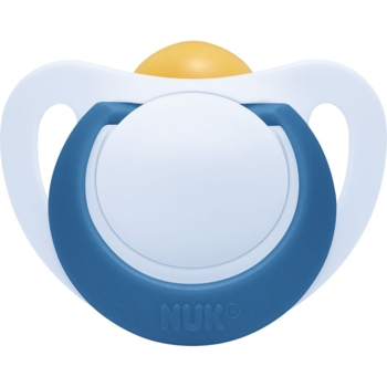 Пустышка латексная Nuk Star ортодонтическая 6-18 месяцев 1 шт. (3952445) - Pampik