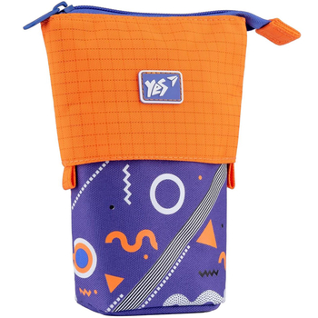 Пенал подставка Yes PH-M2 Erudite, 18,5х13,5х6 см, оранжевый с фиолетовым (532910) - Pampik