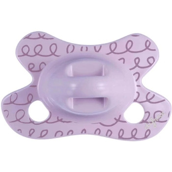 Пустышка силиконовая Difrax Natural Newborn 0+ мес. Lilac curls (113 Lilac_curls) - Pampik