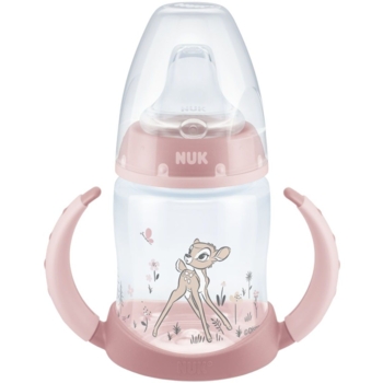 Пляшечка з ручками Nuk First Choice Bambi Disney, з силіконовою насадкою, 150 мл (3952434) - Pampik