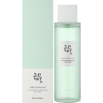 Тонер для обличчя Beauty of Joseon Green plum refreshing toner AHA+BHA з кислотами 150 мл - Pampik