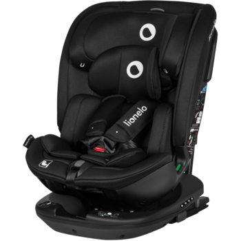 Автокрісло Lionelo Bastiaan RWF i-Size Black Carbon, чорне (LO-BASTIAAN RWF I-SIZE BLACK CARBON) - Pampik