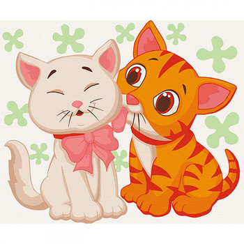 Картина за номерами ArtCraft Мурчики 25x30 см (15545-AC) - Pampik