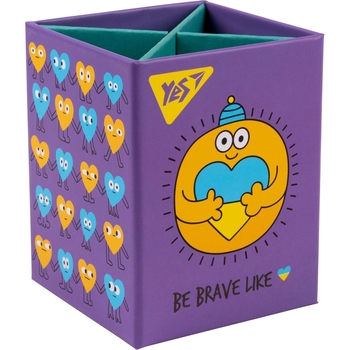 Настільний органайзер у наборі Yes Stand with Ukraine, картон, 4 предмети, різнобарвний (450130) - Pampik - 2