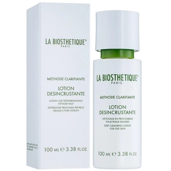 Глибоко очищувальний лосьйон для жирної шкіри La Biosthetique Methode Clarifiante Lotion Désincrustante 100 мл - Pampik