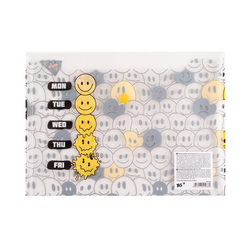 Папка-конверт Yes Melt Smile, B5, с кнопкой (492145) - Pampik - 2