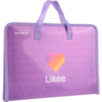 Папка-портфель Kite Likee на молнии A4 (LK22-202) - Pampik