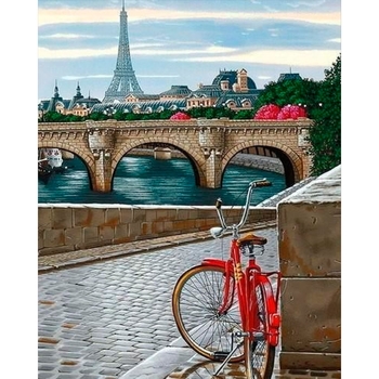 Алмазная мозаика Santi На берегу Сены, 40х50 см (954351) - Pampik