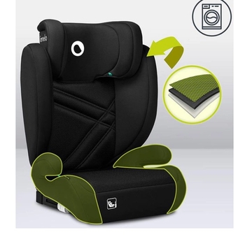 Автокрісло Lionelo Hugo I-Size Black Carbon, 15-36 кг, чорне (LO-HUGO I-SIZE BLACK CARBON) - Pampik - 8