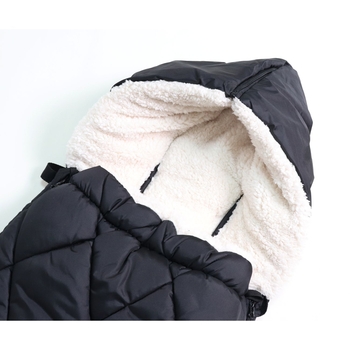 Теплый конверт Kaiser XL Too, из флиса, черный с кремовым (65763251) - Pampik - 5