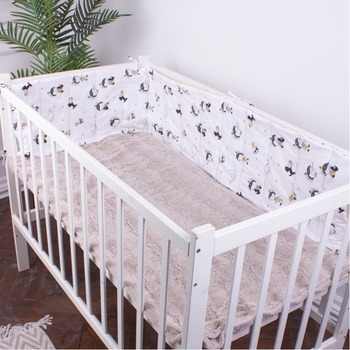 Захисний борт в ліжечко MirSon Kids Time 18-0003 Pinokio, білий - Pampik