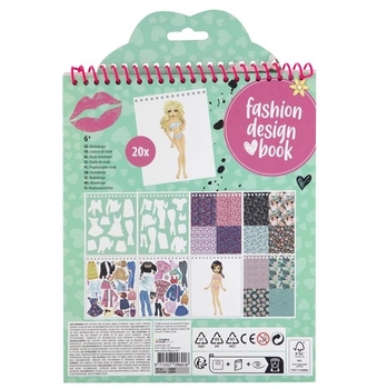 Книга модельєра Besties, 20 аркушів, зелена (961003) - Pampik - 2