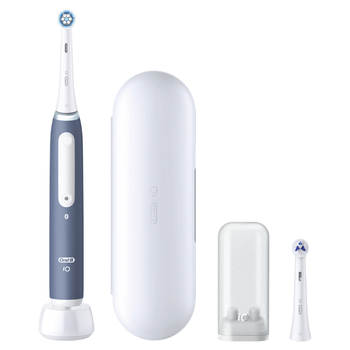 Электрическая зубная щетка Oral-B Braun iO 4 My Way Blue + футляр - Pampik - 3