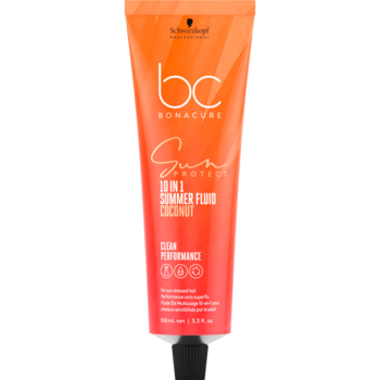Мультифункциональный флюид 10 в 1 для волос Schwarzkopf Professional Bonacure Sun Protect Coconut, 100 мл - Pampik