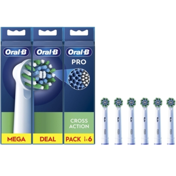 Насадки для електричної зубної щітки Oral-B Pro Cross Action, 6 шт. - Pampik