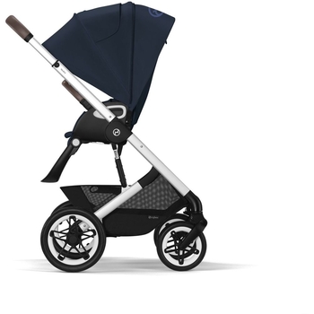 Прогулянковий візочок Cybex Talos S Lux SLV Ocean Blue, з бампером, темно-синій (522002593) - Pampik - 5