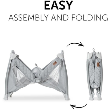 Дитячий манеж Hauck Play N Relax Quilted Grey, сірий (60011-5) - Pampik - 7