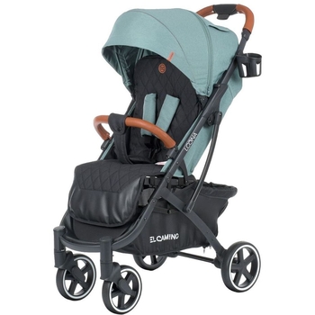 Прогулянкова коляска El Camino Loona ME 1090-1 Arctic Blue, блакитна з чорним (25528) - Pampik