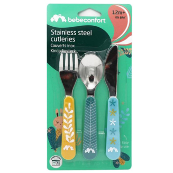 Набор столовых приборов Bebe Confort Little Buddies, 3 шт. (3105209910) - Pampik