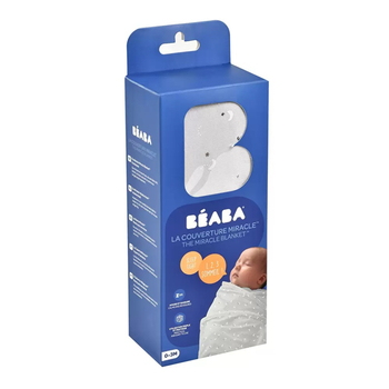 Пелюшка Beaba Miracle Місяць і зірки сіра (43079) - Pampik - 2