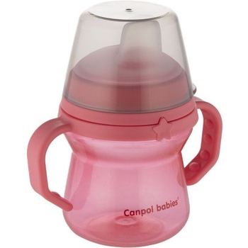 Кружка тренировочная Canpol babies First Cup Bonjour Paris, 150 мл, розовый (56/614_pin) - Pampik - 2