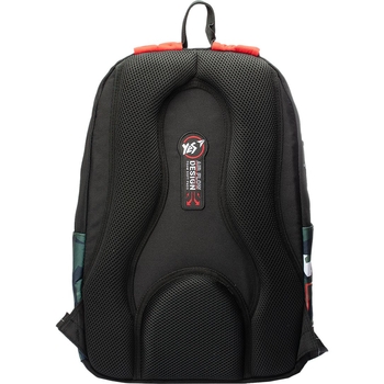 Рюкзак молодежный Yes Т-82 Smiley World Military Boy, черный с зеленым (558290) - Pampik - 4