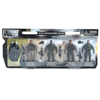 Ігровий набір фігурок солдатів Elite Force Морські котики, 5 фігурок (101837) - Pampik