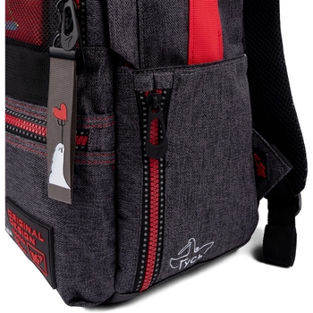 Рюкзак Yes T-127 Гусь, серый с красным (558963) - Pampik - 6