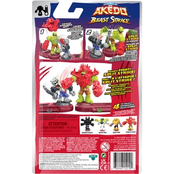 Ігровий набір Akedo Beast Strike Батл гігантів Голд Таск (123322) - Pampik - 4