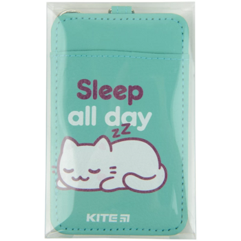 Бейдж Kite с карабином бирюзовый (K22-297-02) - Pampik - 3